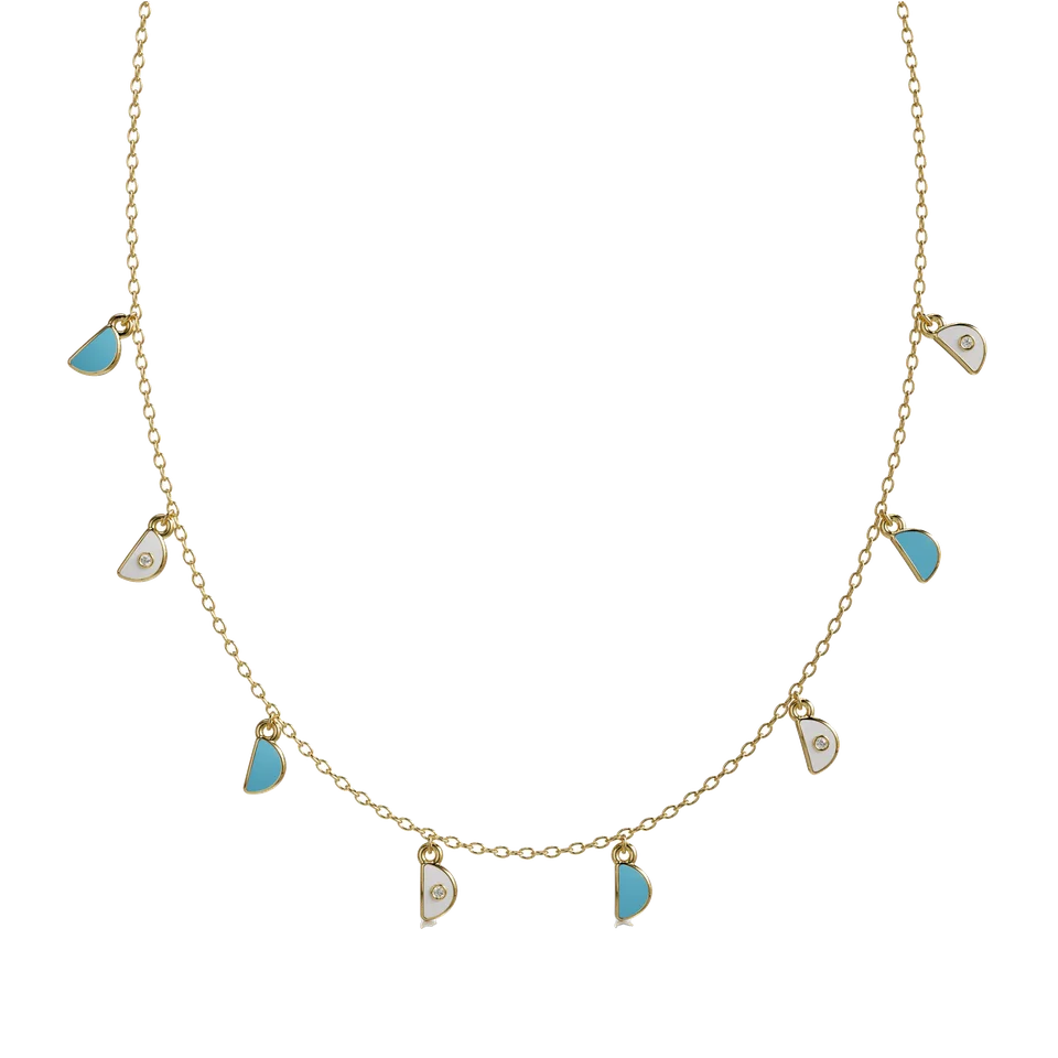 Amara Charm Pendant, yellow gold