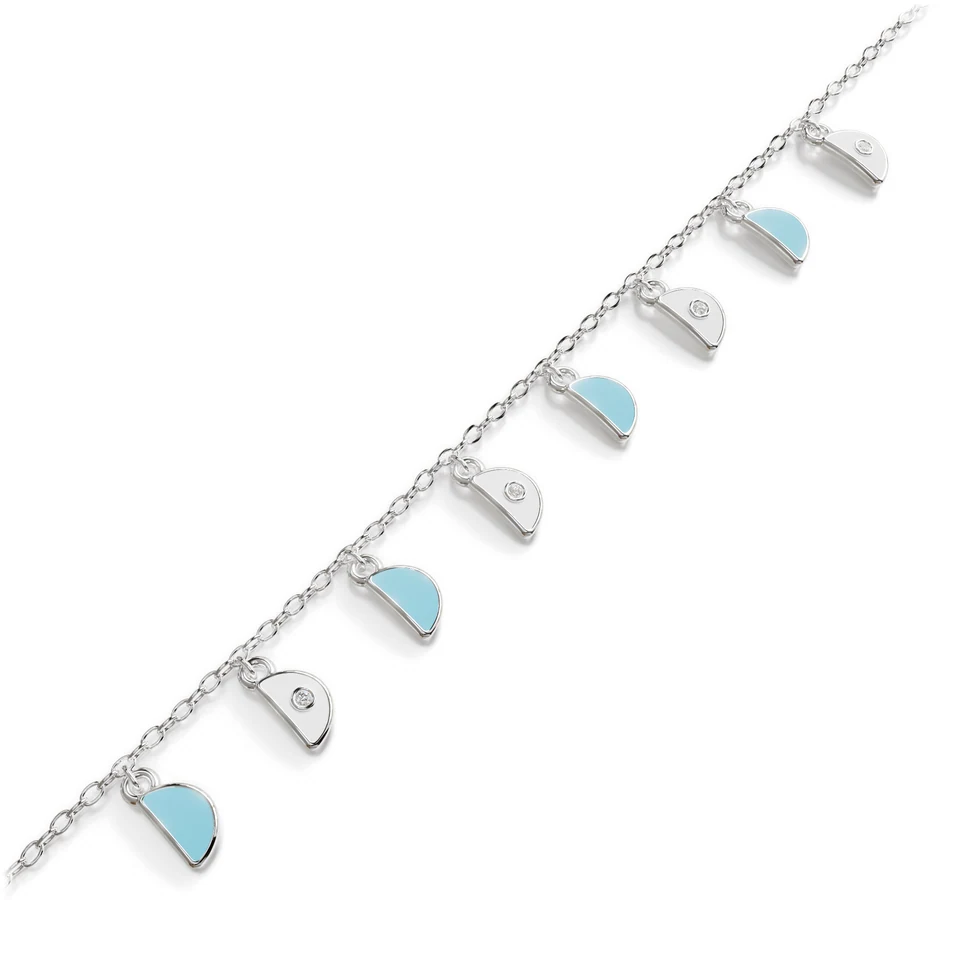 Amara Charm Bracelet, white gold, view 3 of 3