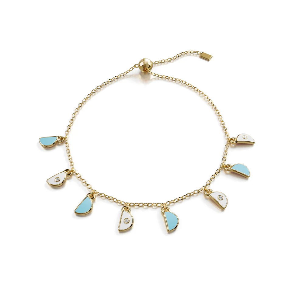 Amara Charm Bracelet, yellow gold