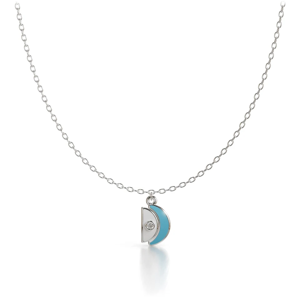 Amara Pendant, white gold, view 1 of 3