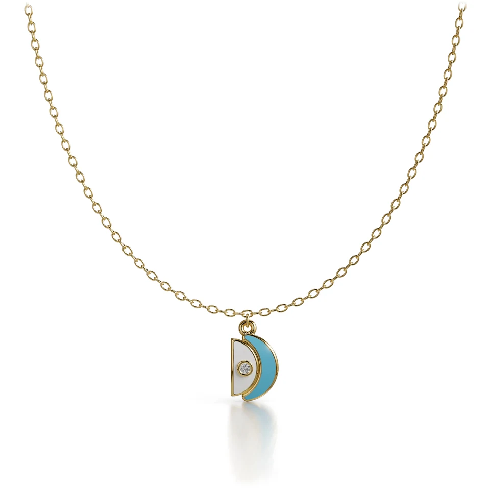 Amara Pendant, yellow gold, view 1 of 3