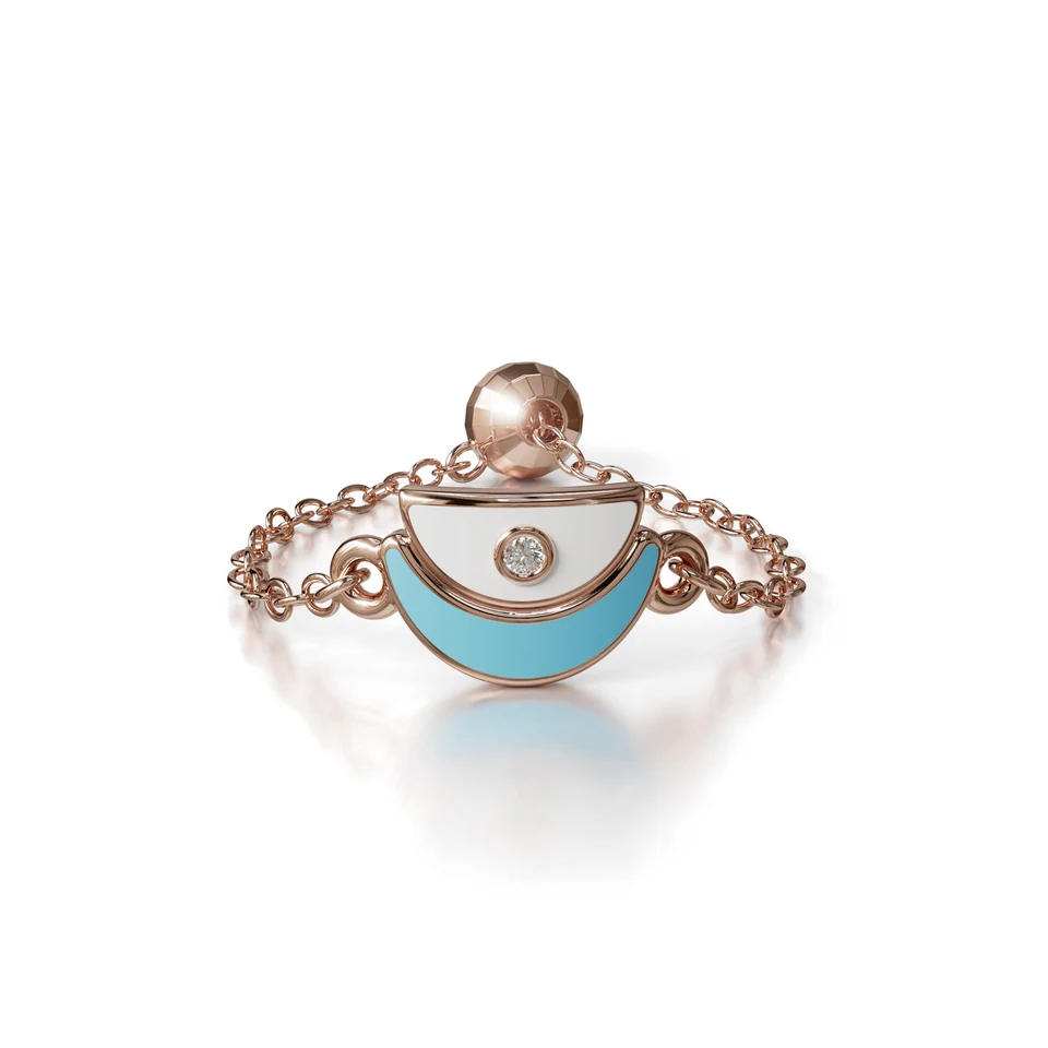 Amara Ring, rose gold, view 2 of 3