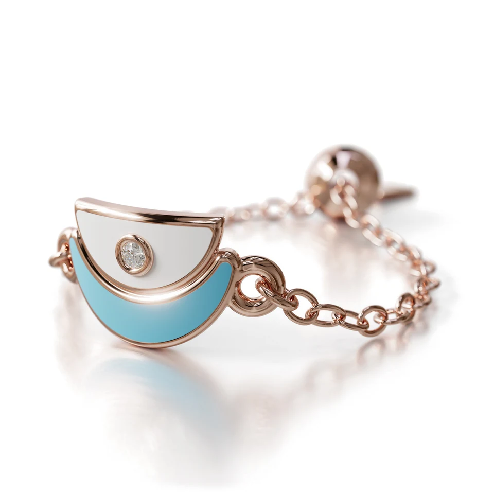 Amara Ring, rose gold, view 3 of 3
