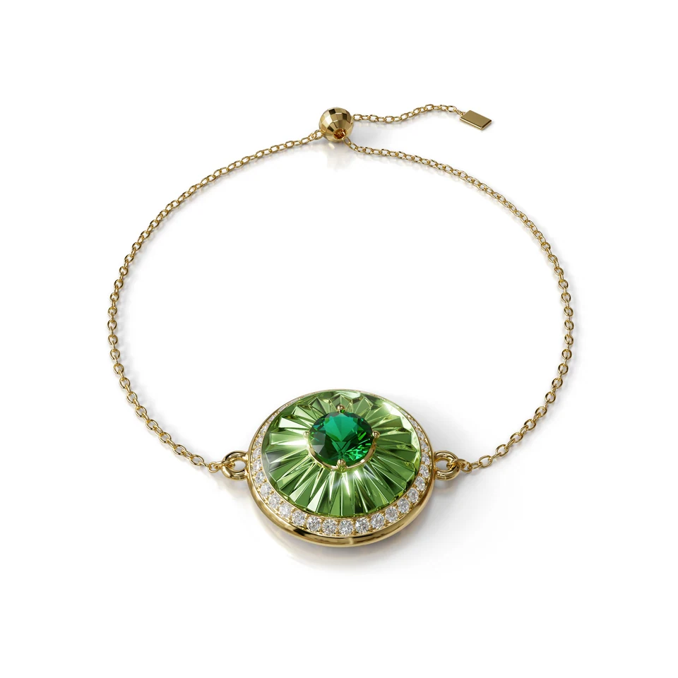 Sinan Expressions Bracelet, verdelite, yellow gold