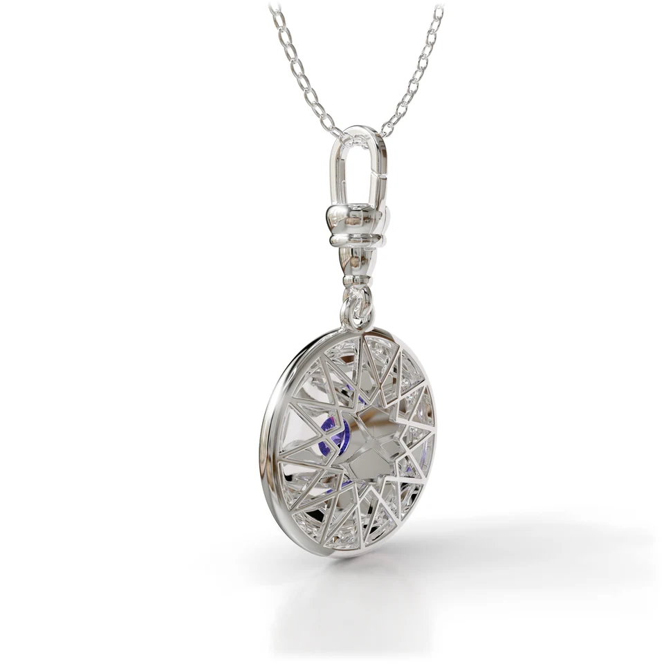 Sinan Expressions Pendant, tanzanite, white gold, view 4 of 5