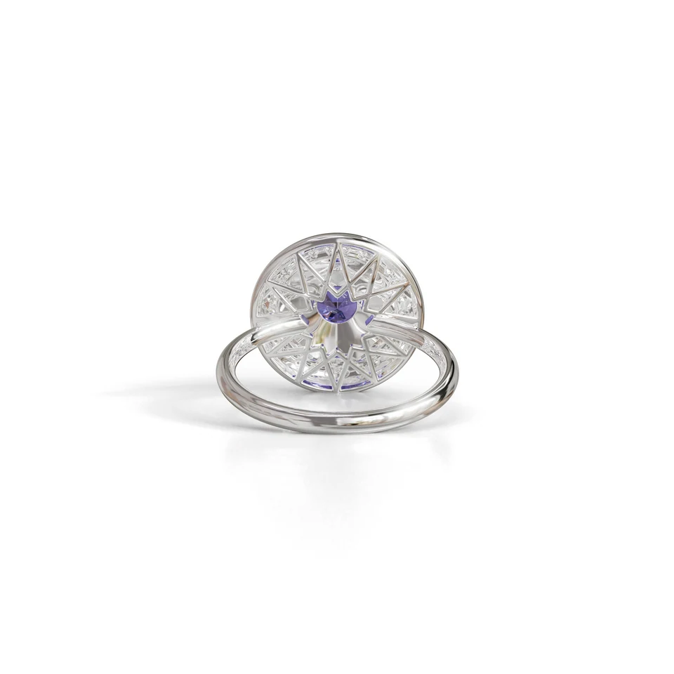 Sinan Expressions Ring, tanzanite, white gold, view 4 of 4